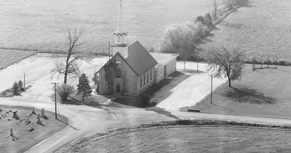 Vintage Aerial photo from 1981 in Dodge County, WI