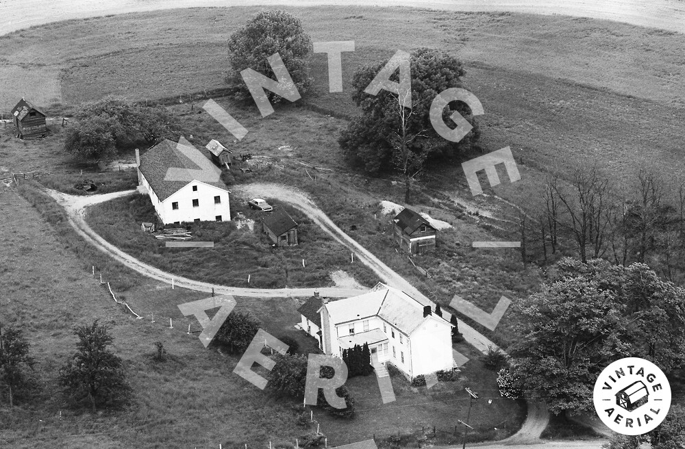 Vintage Aerial Pennsylvania Beaver County 1966 28DBE14