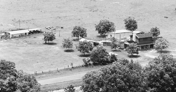 Vintage Aerial photo from 1983 in Mitchell County, GA