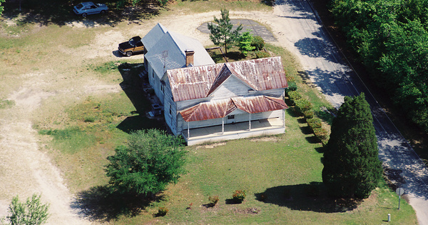 Vintage Aerial photo from 2002 in Moore County, NC