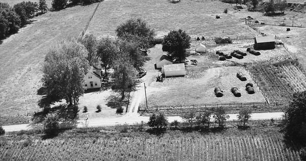 Vintage Aerial photo from 1976 in Clinton County, MO