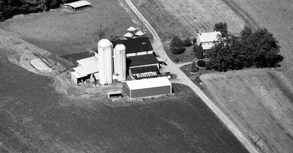 Vintage Aerial photo from 1993 in Lycoming County, PA