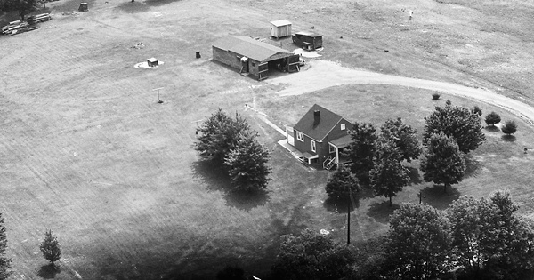 Vintage Aerial photo from 1973 in Greene County, PA