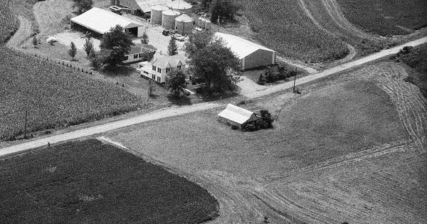 Vintage Aerial photo from 1988 in Franklin County, IL