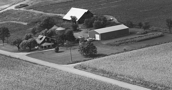 Vintage Aerial photo from 1981 in Cumberland County, IL