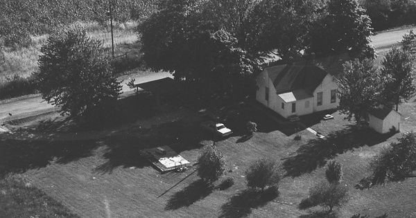 Vintage Aerial photo from 1975 in Richland County, IL