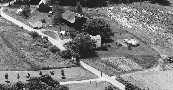 Vintage Aerial photo from 1983 in Westmoreland County, PA