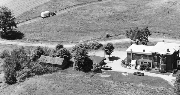 Vintage Aerial photo from 1984 in Lewis County, NY
