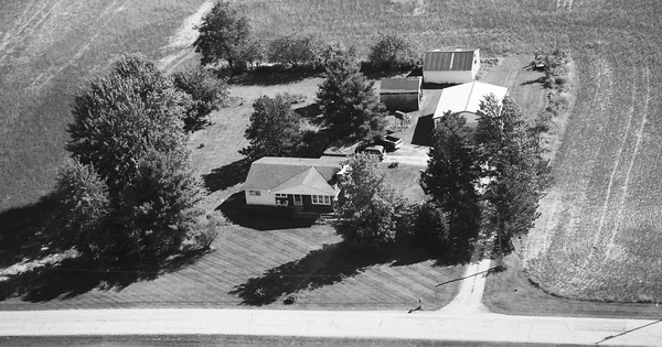 Vintage Aerial photo from 2000 in Richland County, OH