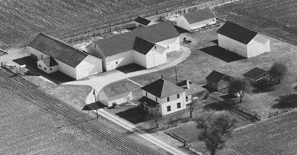 Vintage Aerial photo from 1980 in Darke County, OH