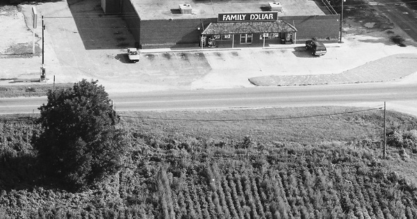 Vintage Aerial photo from 1988 in Beaufort County, NC