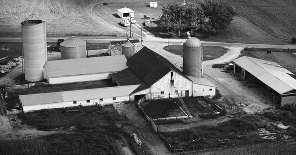 Vintage Aerial photo from 1979 in Champaign County, OH
