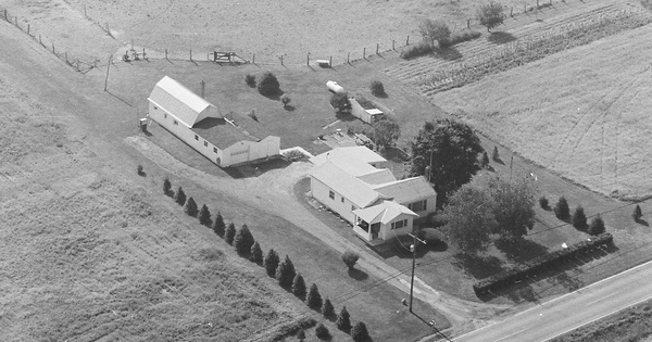 Vintage Aerial photo from 1980 in Meigs County, OH