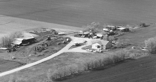 Vintage Aerial photo from 1983 in Bell County, TX