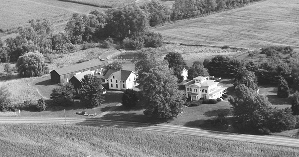 Vintage Aerial photo from 1982 in Tompkins County, NY