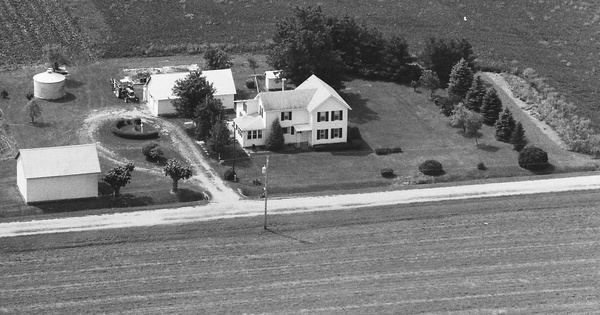 Vintage Aerial photo from 1994 in Wood County, OH