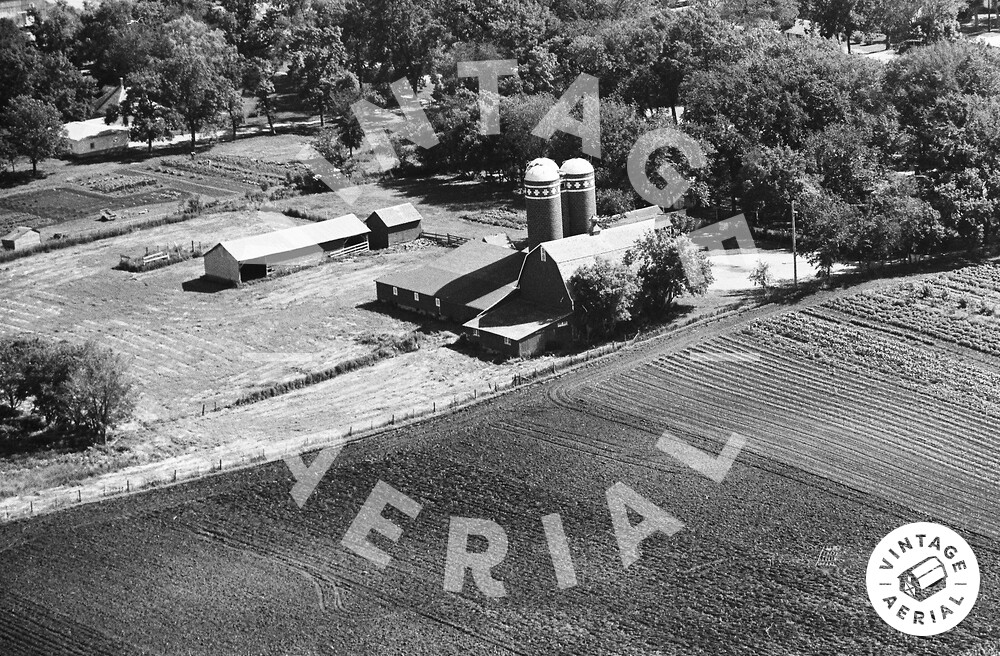 Vintage Aerial South Dakota Moody County 1969 17BMO7