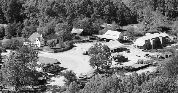 Vintage Aerial photo from 1985 in Fayette County, TN