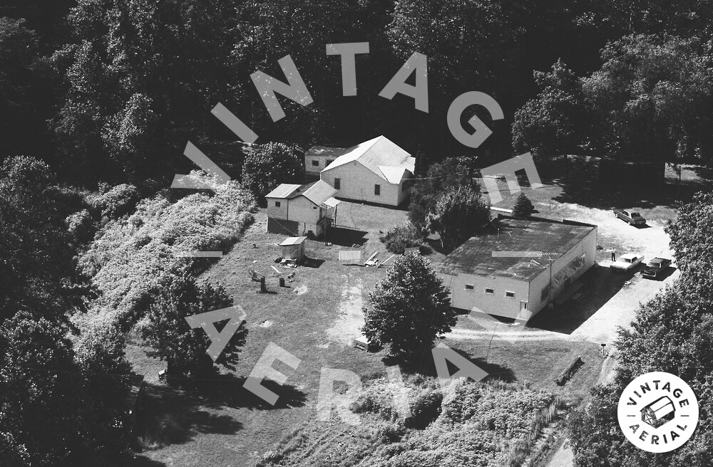 Vintage Aerial West Virginia Lincoln County 1983 58DLN28