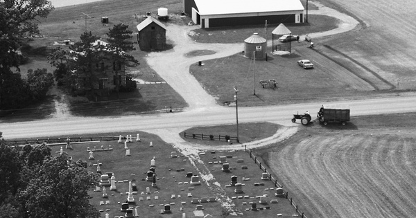 Vintage Aerial photo from 1986 in Lorain County, OH