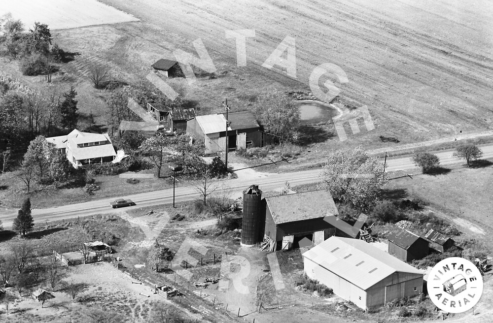 Vintage Aerial Ohio Lorain County 1963 30DLO4