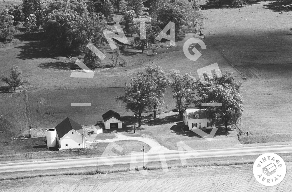 Vintage Aerial Ohio Morrow County 1968 25OMO21