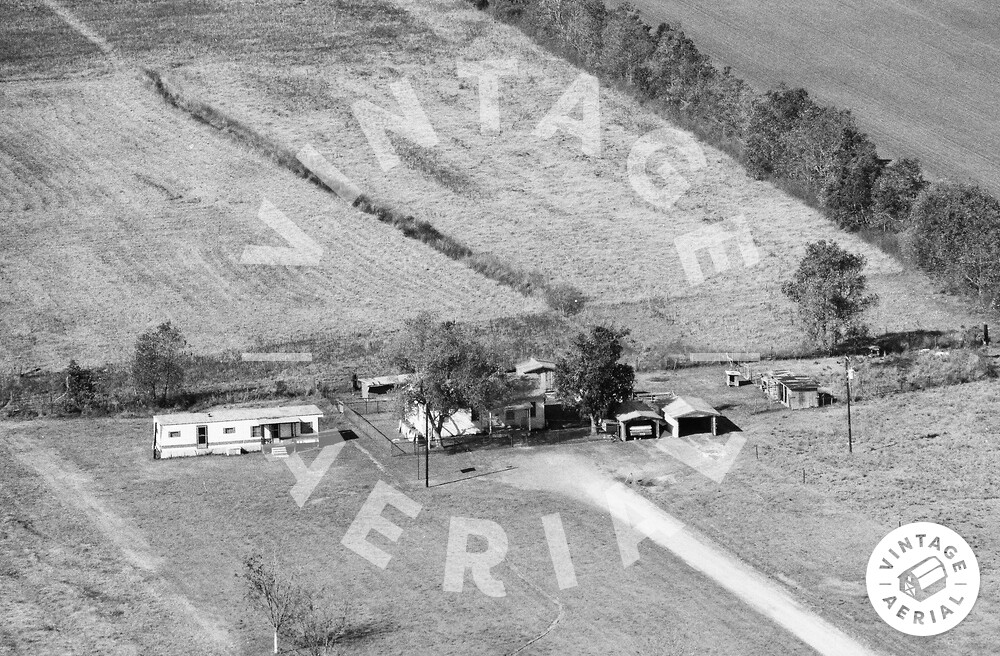 Vintage Aerial Louisiana Acadia Parish 1987 13GGAC5