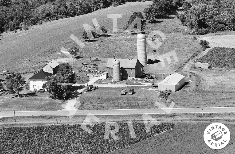 Vintage Aerial Minnesota Winona County 1980 27JWI17