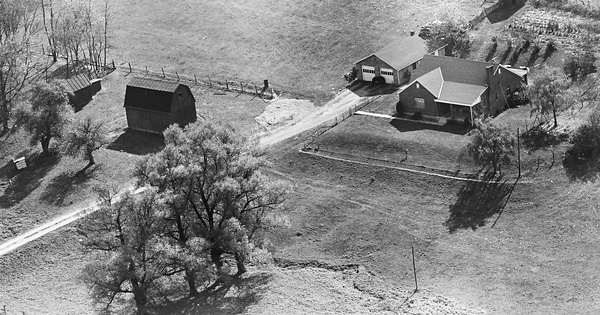 Vintage Aerial photo from 1963 in Wythe County, VA