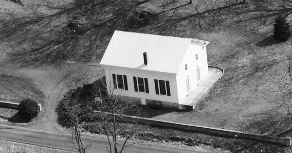 Vintage Aerial photo from 1987 in Rappahannock County, VA
