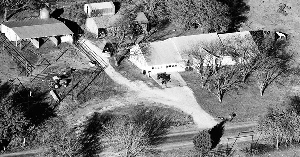 Vintage Aerial photo from 1989 in Williamson County, TX