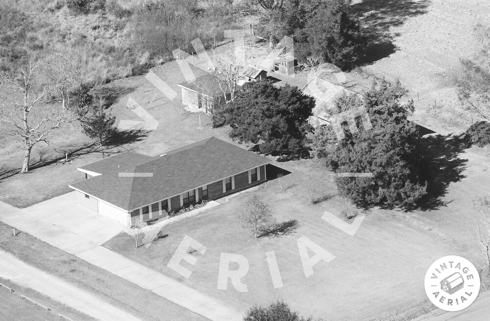 Vintage Aerial Louisiana Lafayette Parish 1987 68GGLF24