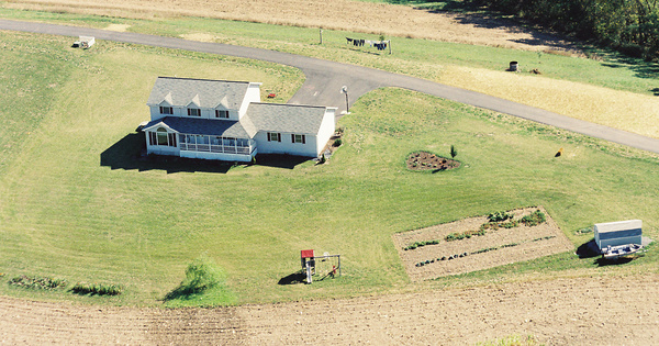 Vintage Aerial photo from 2002 in Bedford County, PA