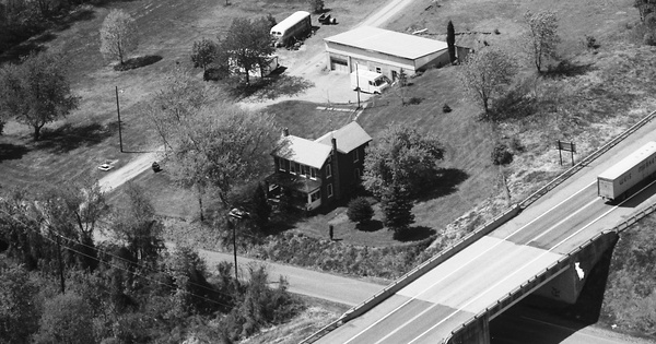 Vintage Aerial photo from 1986 in Northumberland County, PA