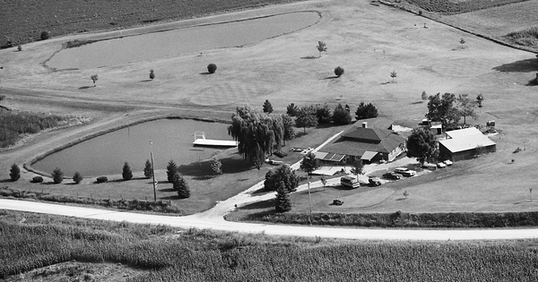 Vintage Aerial photo from 1981 in Knox County, IL