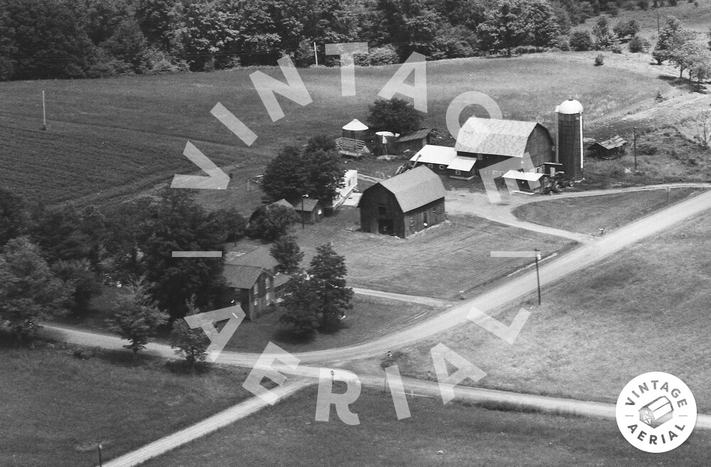 Vintage Aerial Pennsylvania Tioga County 1985 87ATI14