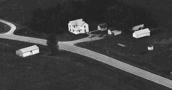Vintage Aerial photo from 1993 in Guthrie County, IA