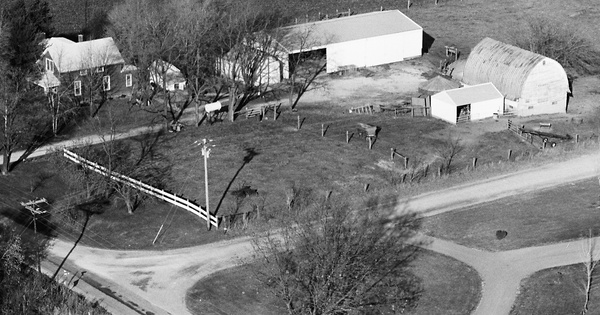 Vintage Aerial photo from 1980 in Porter County, IN