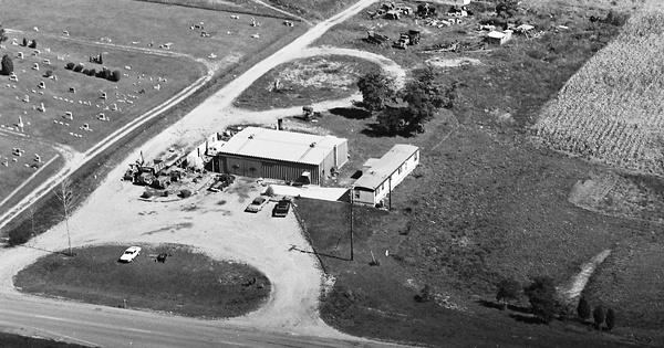 Vintage Aerial photo from 1981 in Barry County, MI