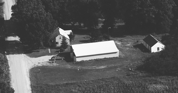 Vintage Aerial photo from 1983 in Barry County, MI