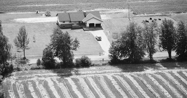 Vintage Aerial photo from 1984 in Sanilac County, MI