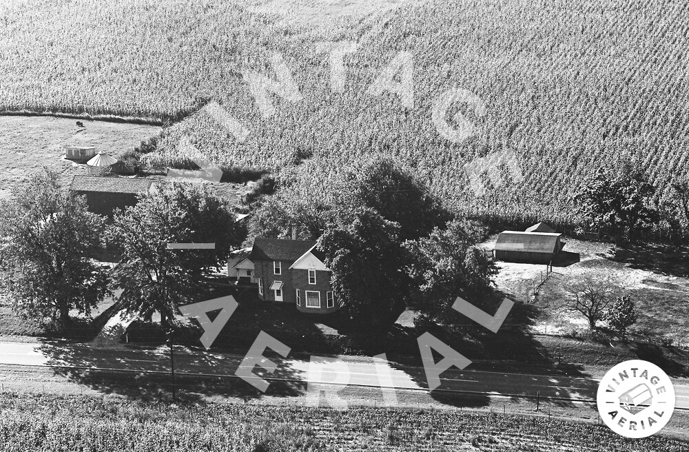 Vintage Aerial Indiana White County 1965 39CWH28