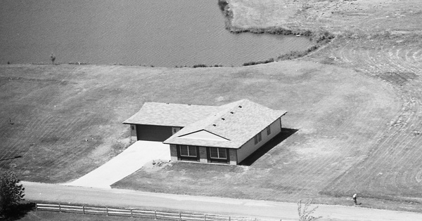 Vintage Aerial photo from 1979 in Whitley County, IN