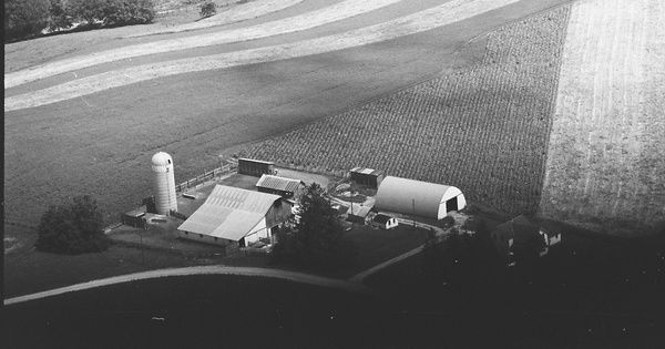 Vintage Aerial photo from 1968 in Houston County, MN