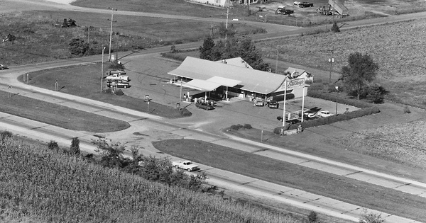 Vintage Aerial photo from 1978 in Vigo County, IN