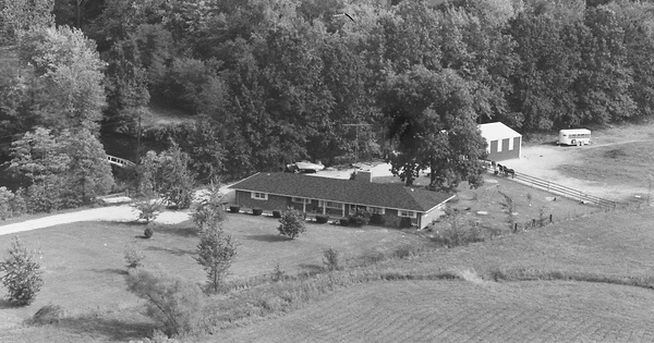 Vintage Aerial photo from 1978 in Vigo County, IN