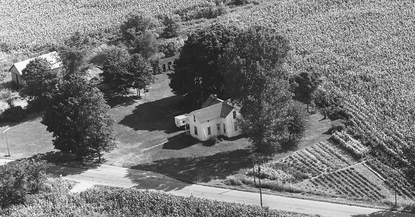Vintage Aerial photo from 1970 in Wayne County, IN