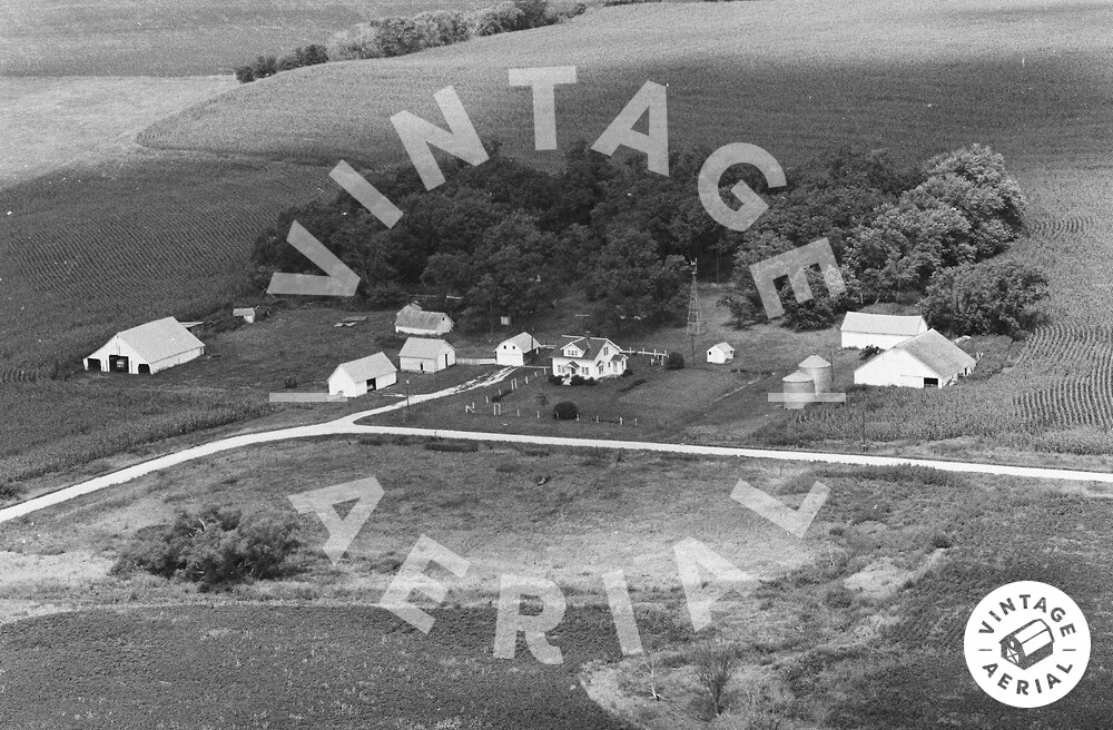 Vintage Aerial Iowa Cass County 1979 48GCA29