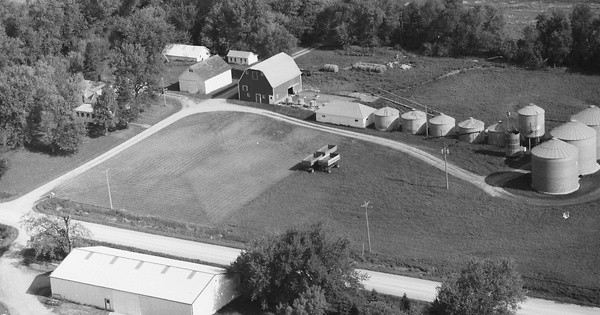 Vintage Aerial photo from 1996 in Cerro Gordo County, IA