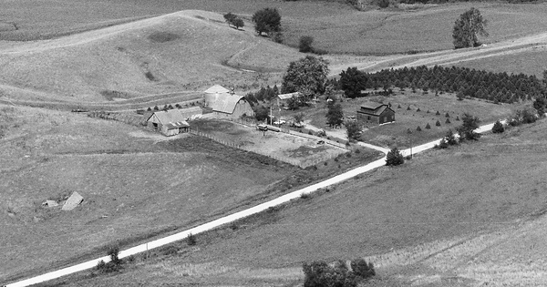 Vintage Aerial photo from 1990 in Harrison County, IA